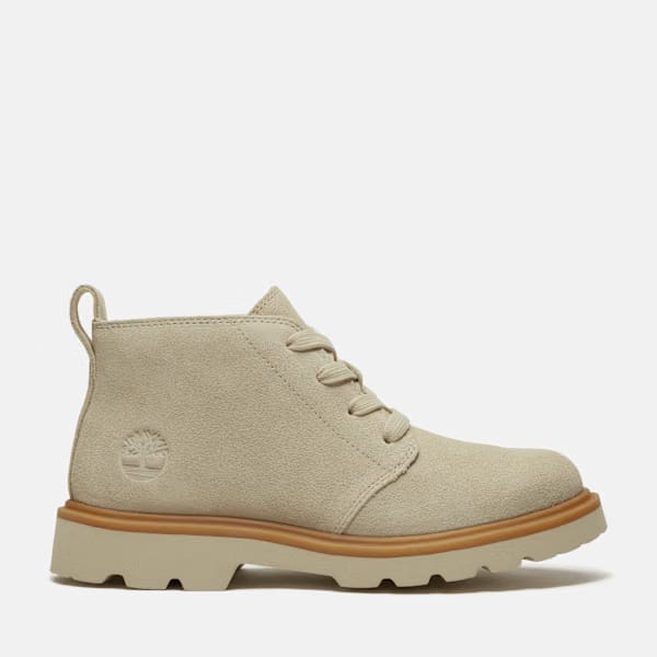 Timberland Rowan Way Mid Chukka Boot Light Beige Suede Women'S