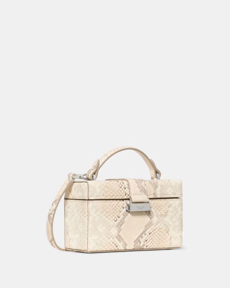 KateSpade Heirloom Snake Vanity Bag Natural Multi