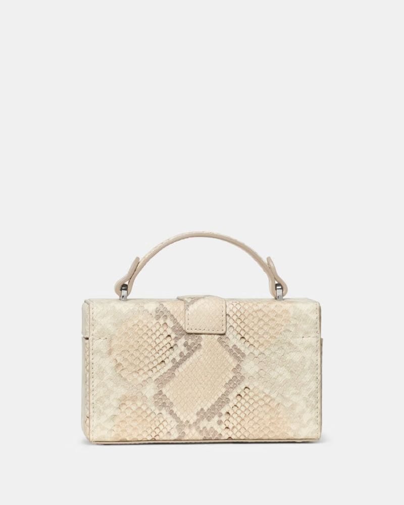 KateSpade Heirloom Snake Vanity Bag Natural Multi