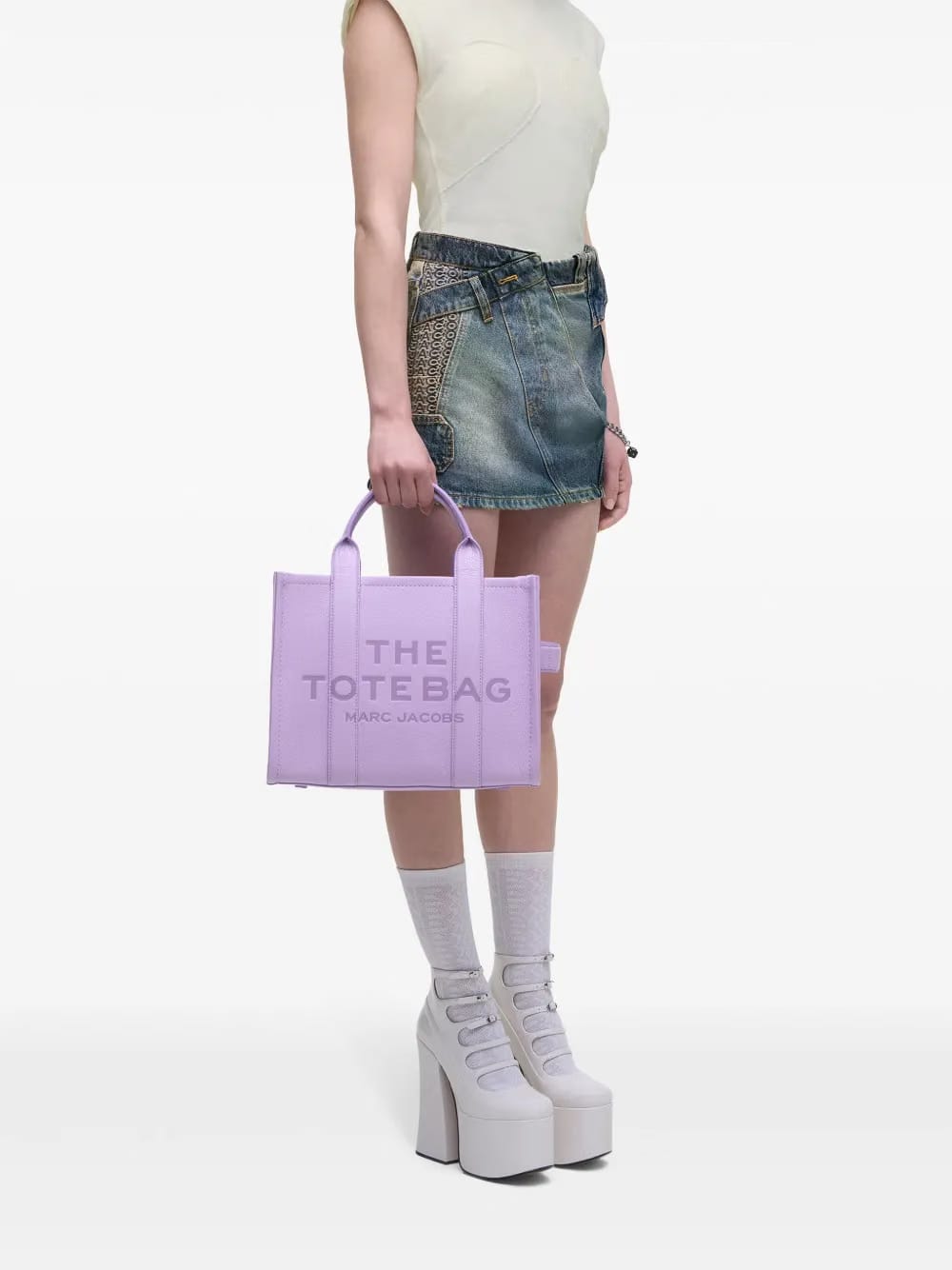 The Medium Leather tote