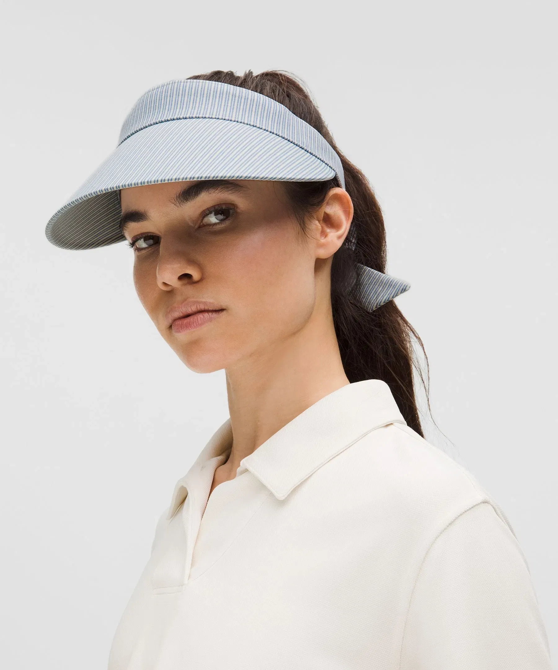 Lululemon Striped Wide Brim Visor