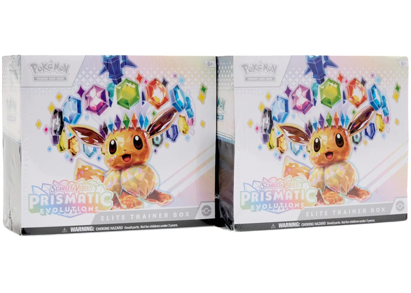 Pokemon Scarlet & Violet Prismatic Evolutions Elite Trainer Box 2X Lot