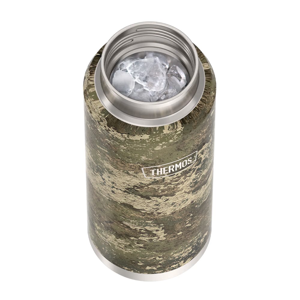 Thermos 40oz Icon Dual Temp Beverage Bottle Truetimber Strata Camo