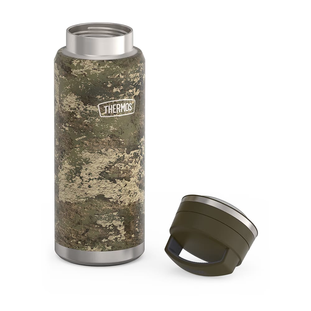 Thermos 40oz Icon Dual Temp Beverage Bottle Truetimber Strata Camo