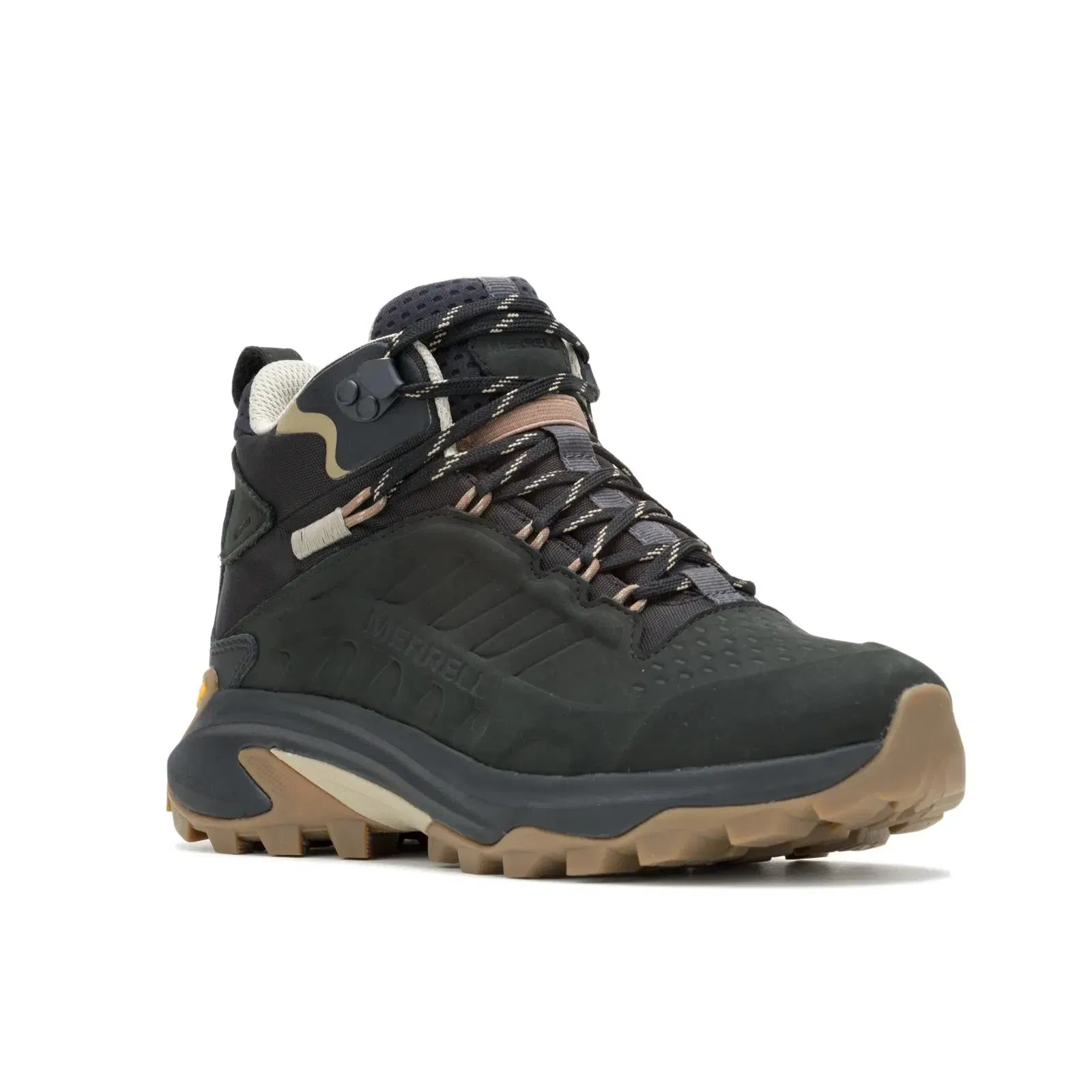 Merrell Women's Moab Speed 2 Leather Mid Waterproof Black