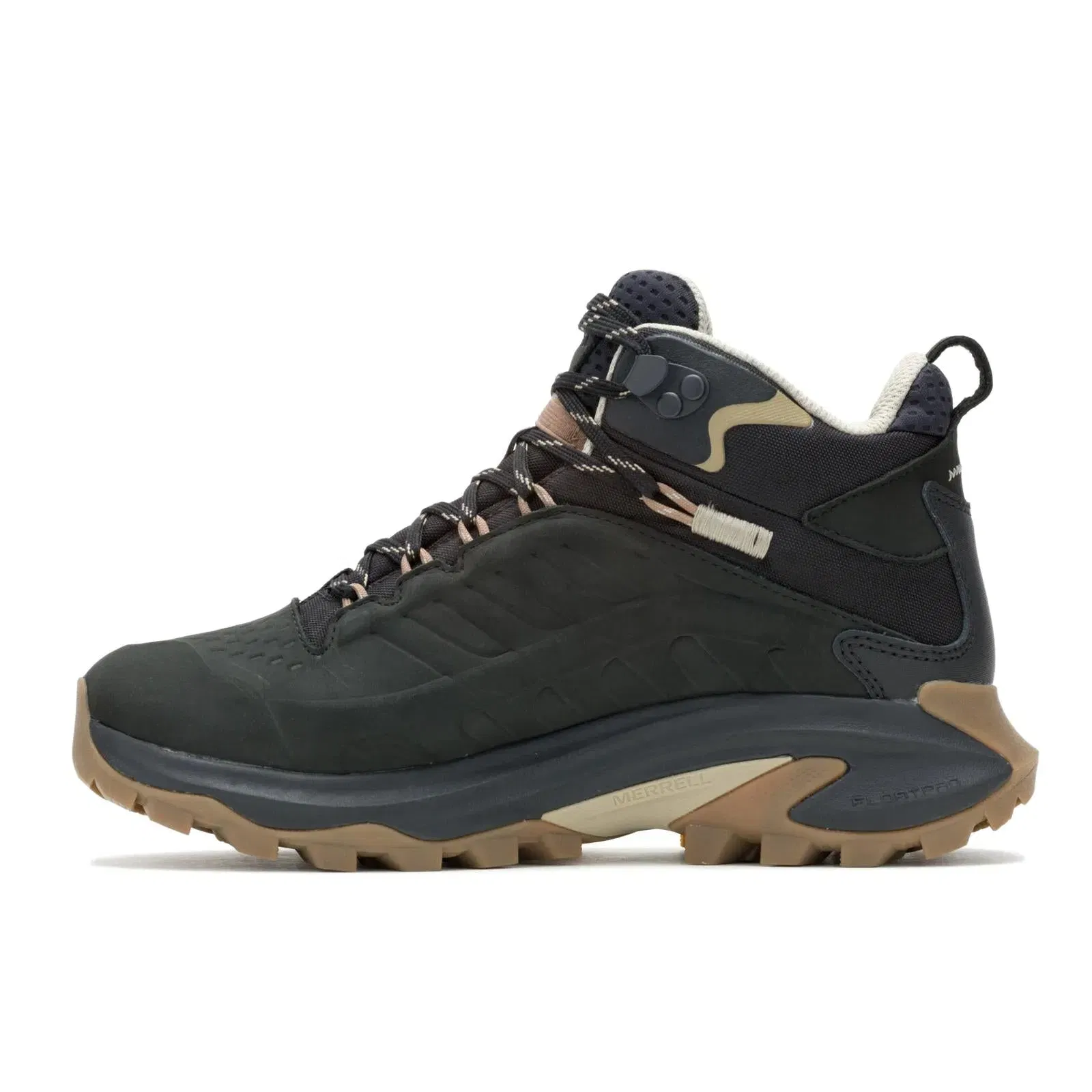 Merrell Women's Moab Speed 2 Leather Mid Waterproof Black