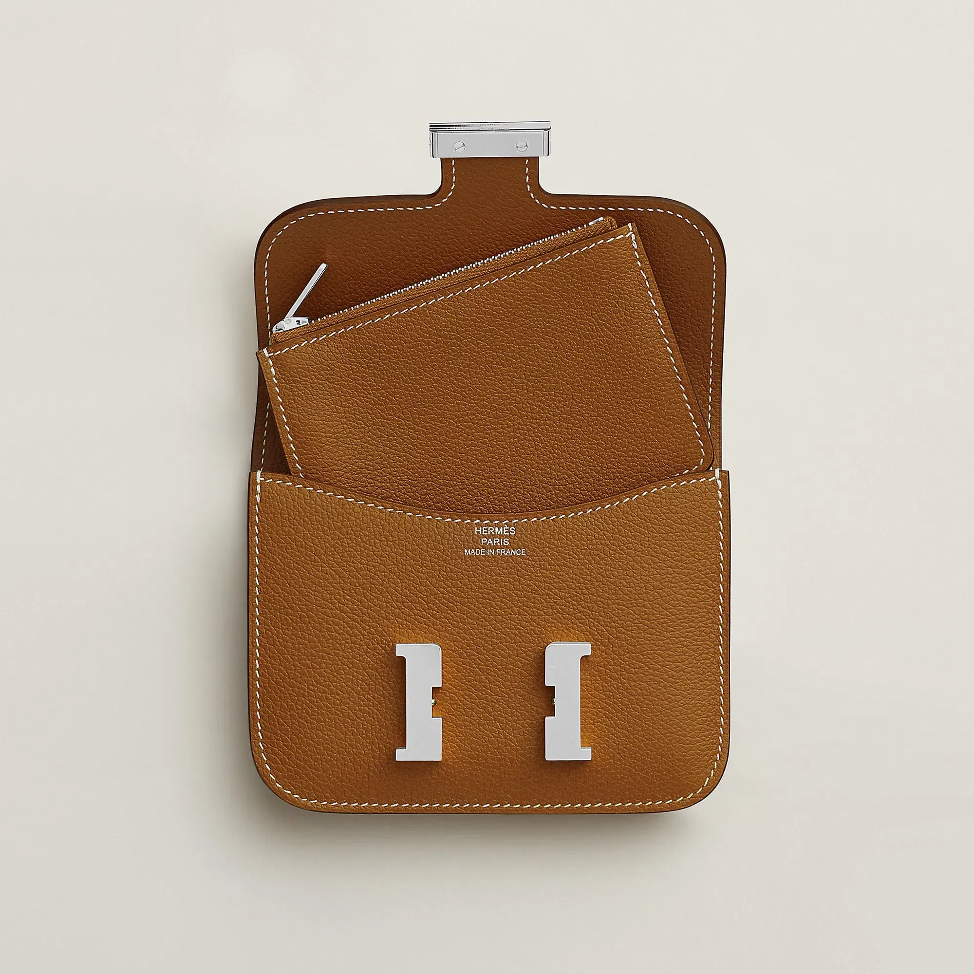 Hermes Constance Slim Wallet Alezan