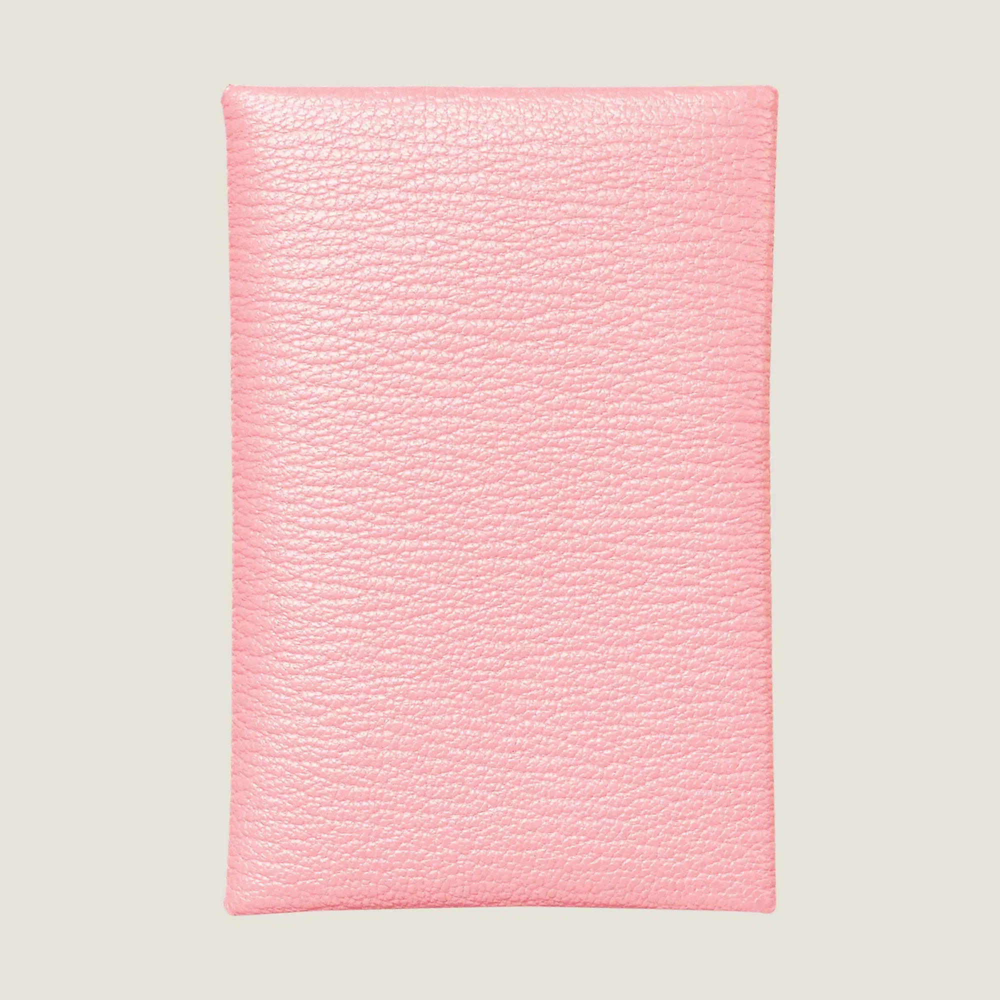 Hermes Calvi Card Holder Toupe