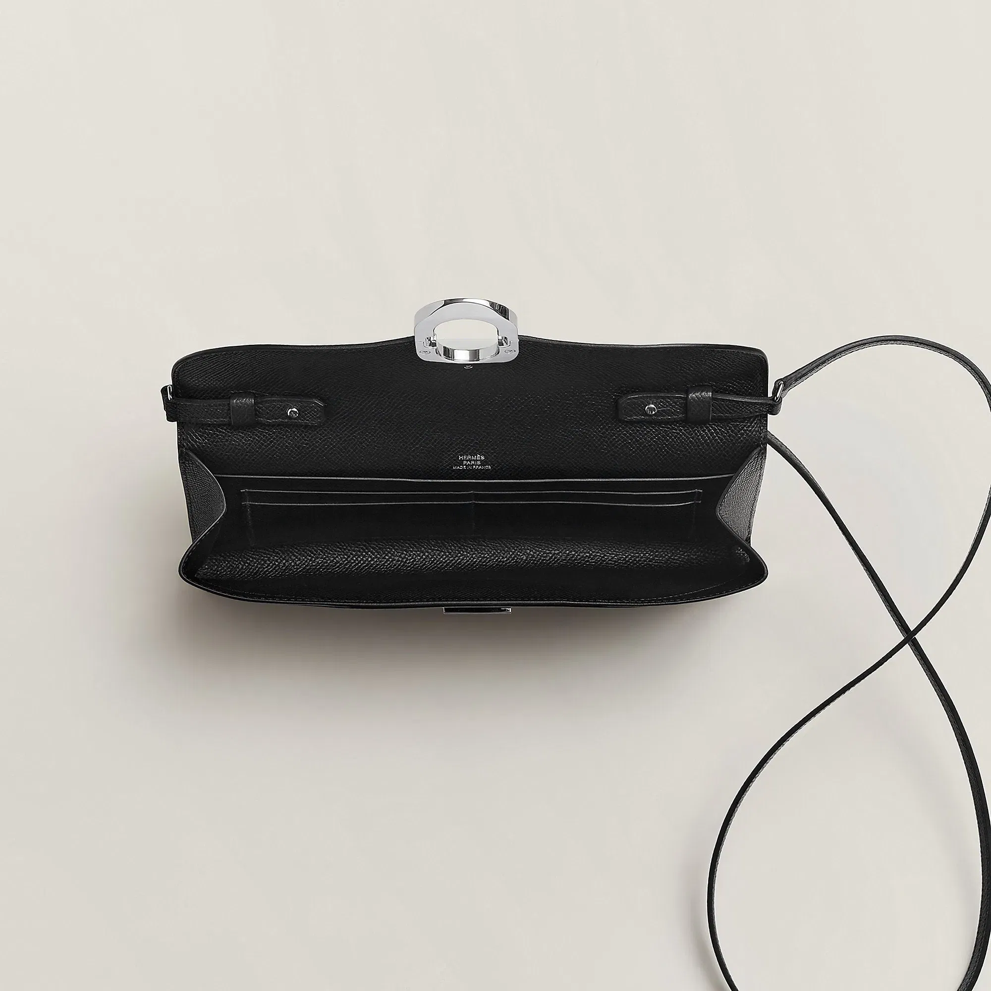 Hermes Maillon To Go Wallet Noir