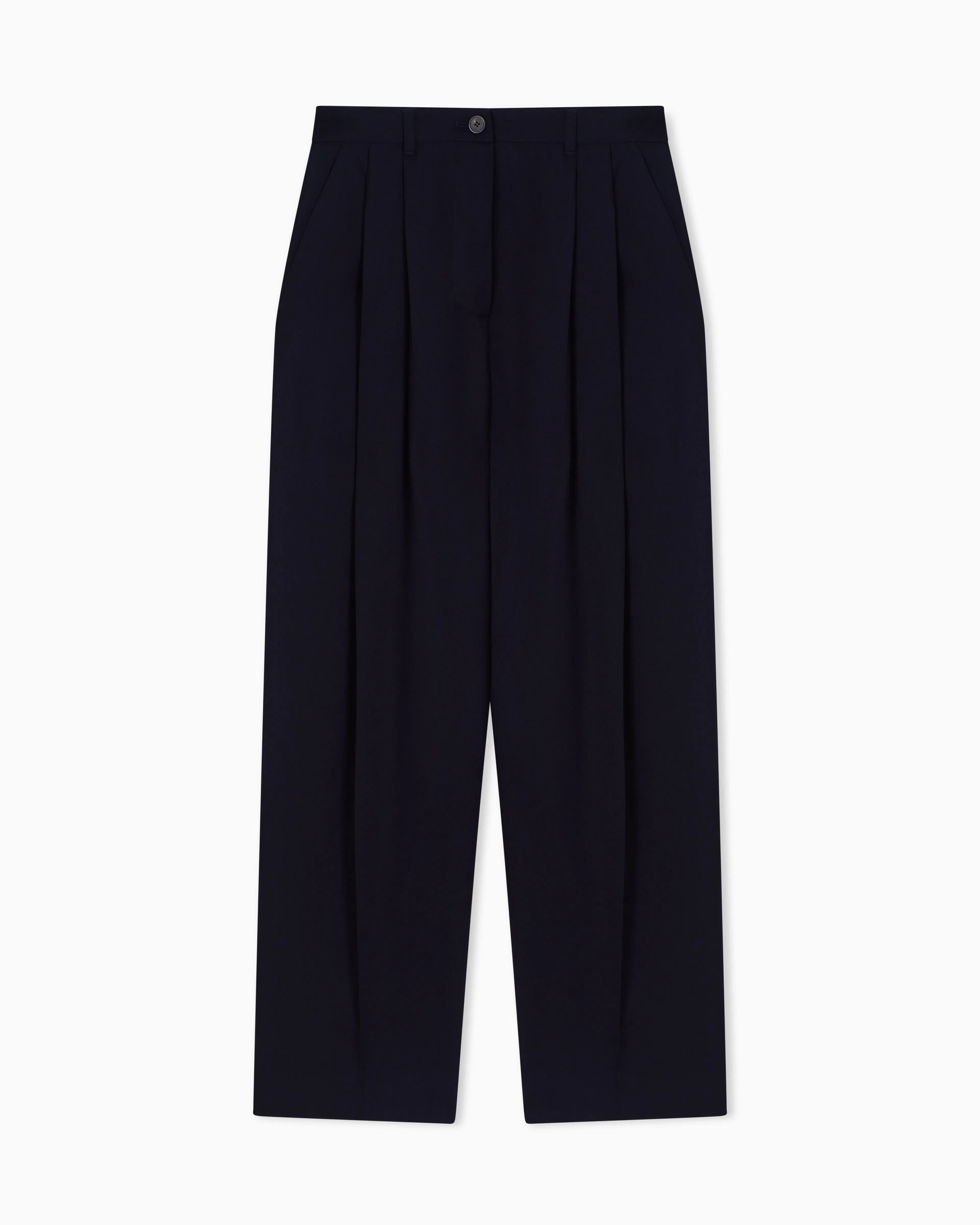 Emporio Armani Trousers with pleat in flowing wool