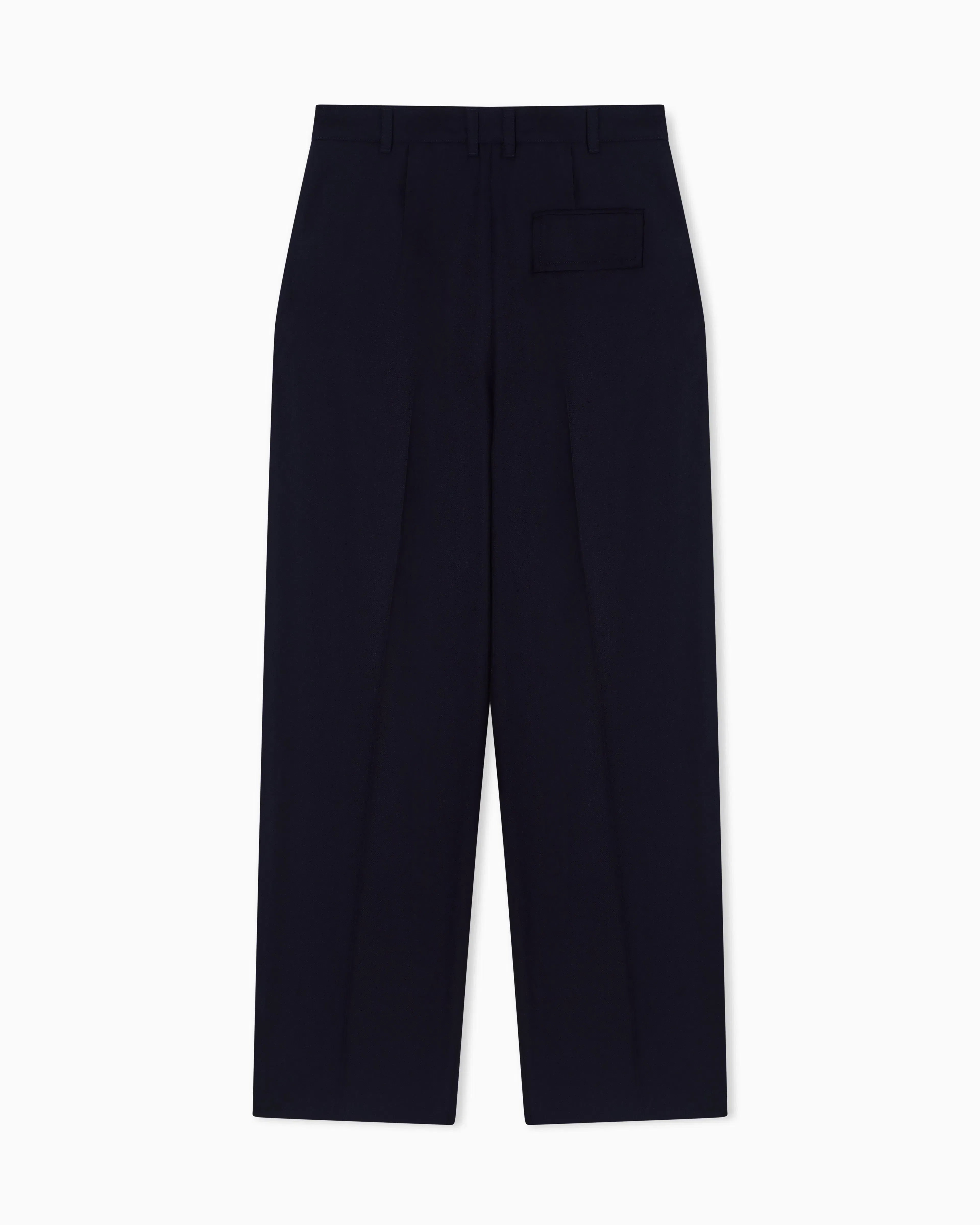 Emporio Armani Trousers with pleat in flowing wool