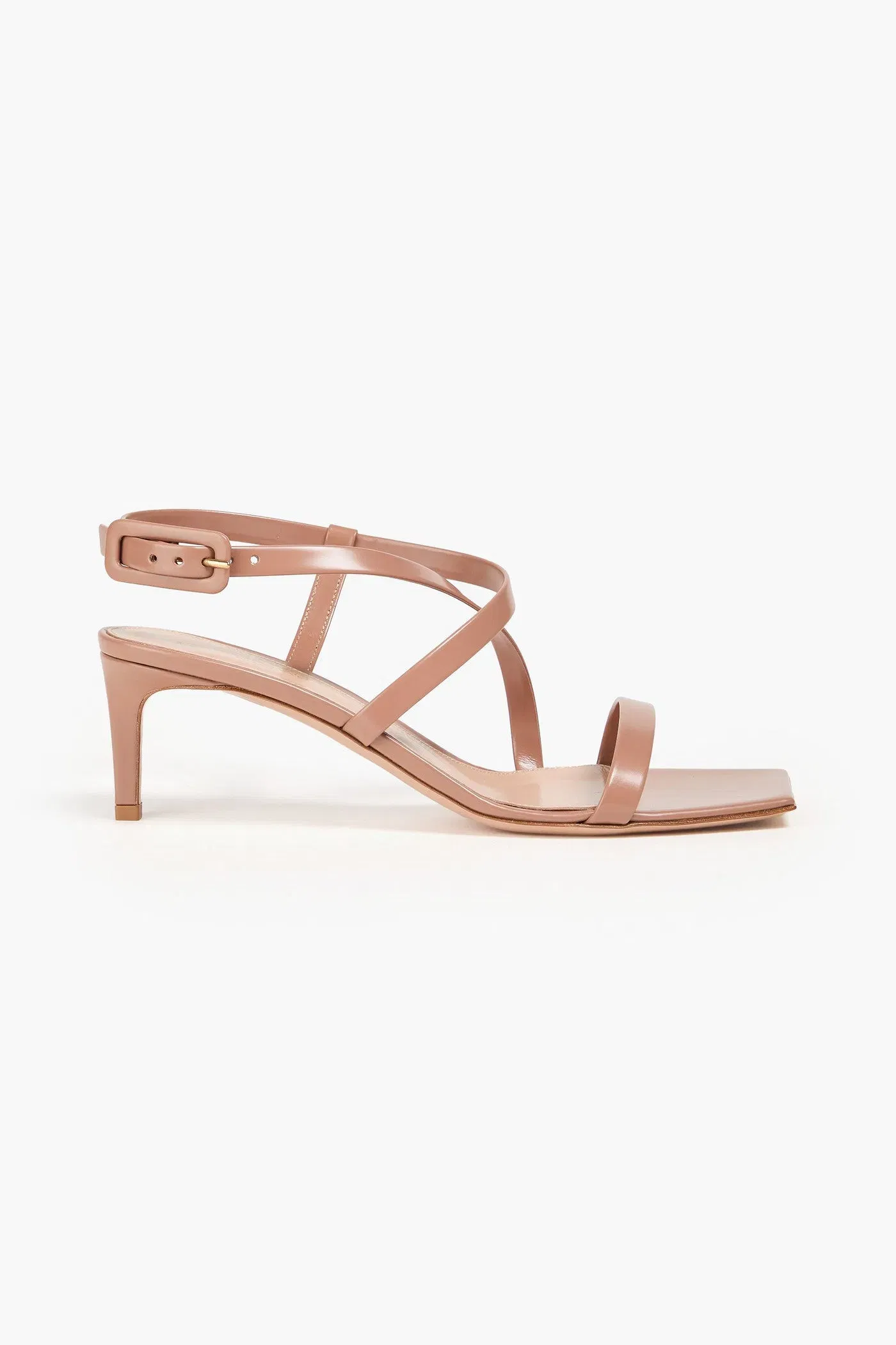 Gianvito Rossi Lindsay 55 Leather Sandals Blush Women's