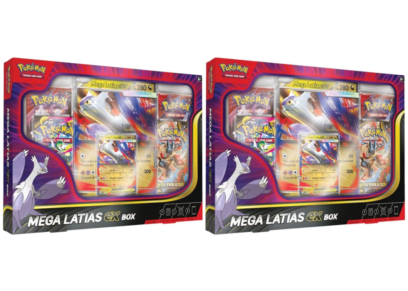 2025 Pokemon Mega Evolution Mega Latias Ex Box 2X Lot