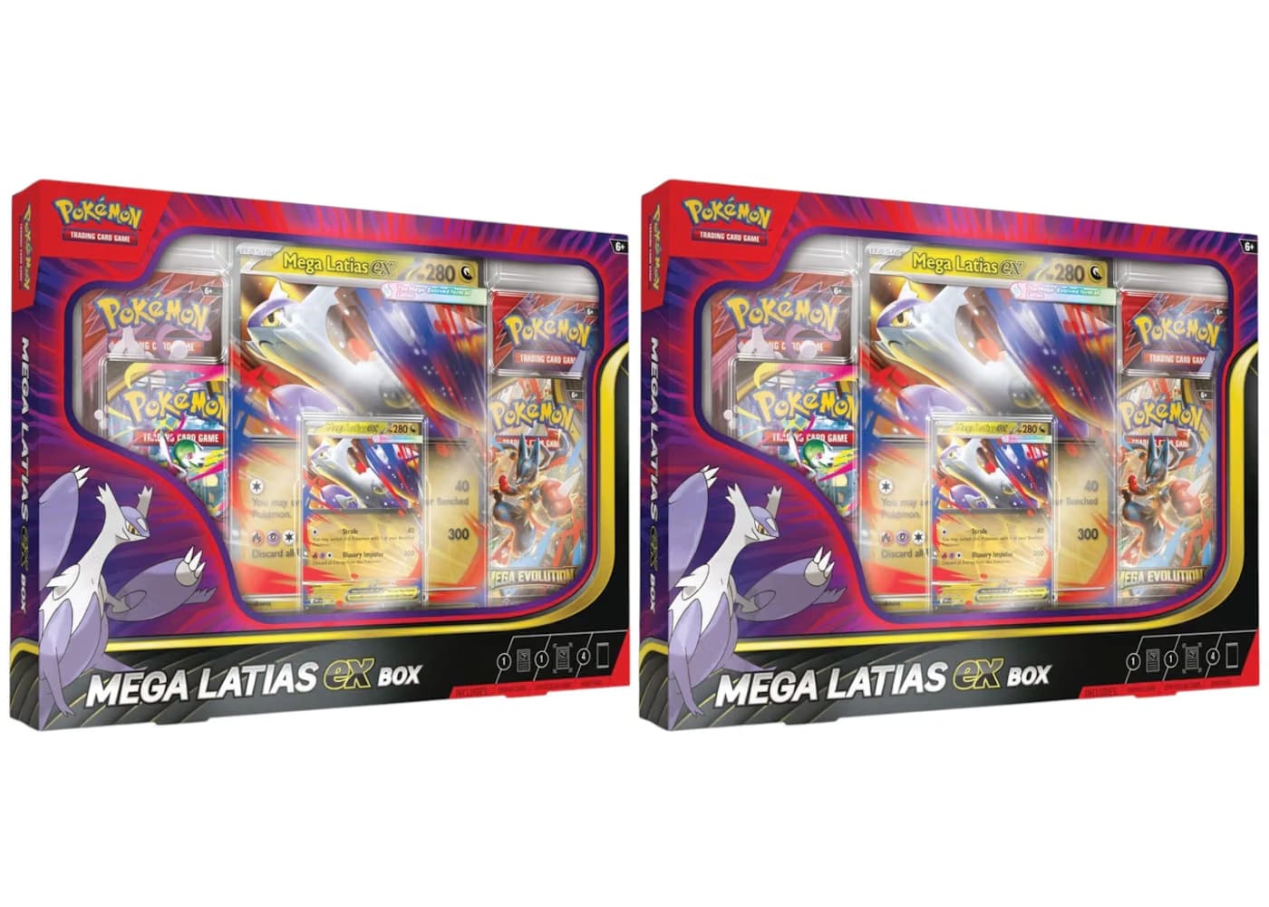 2025 Pokemon Mega Evolution Mega Latias Ex Box 2X Lot
