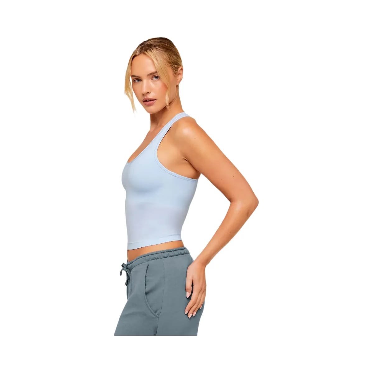 Gymshark FeatherForm Tank "Chilled Blue"