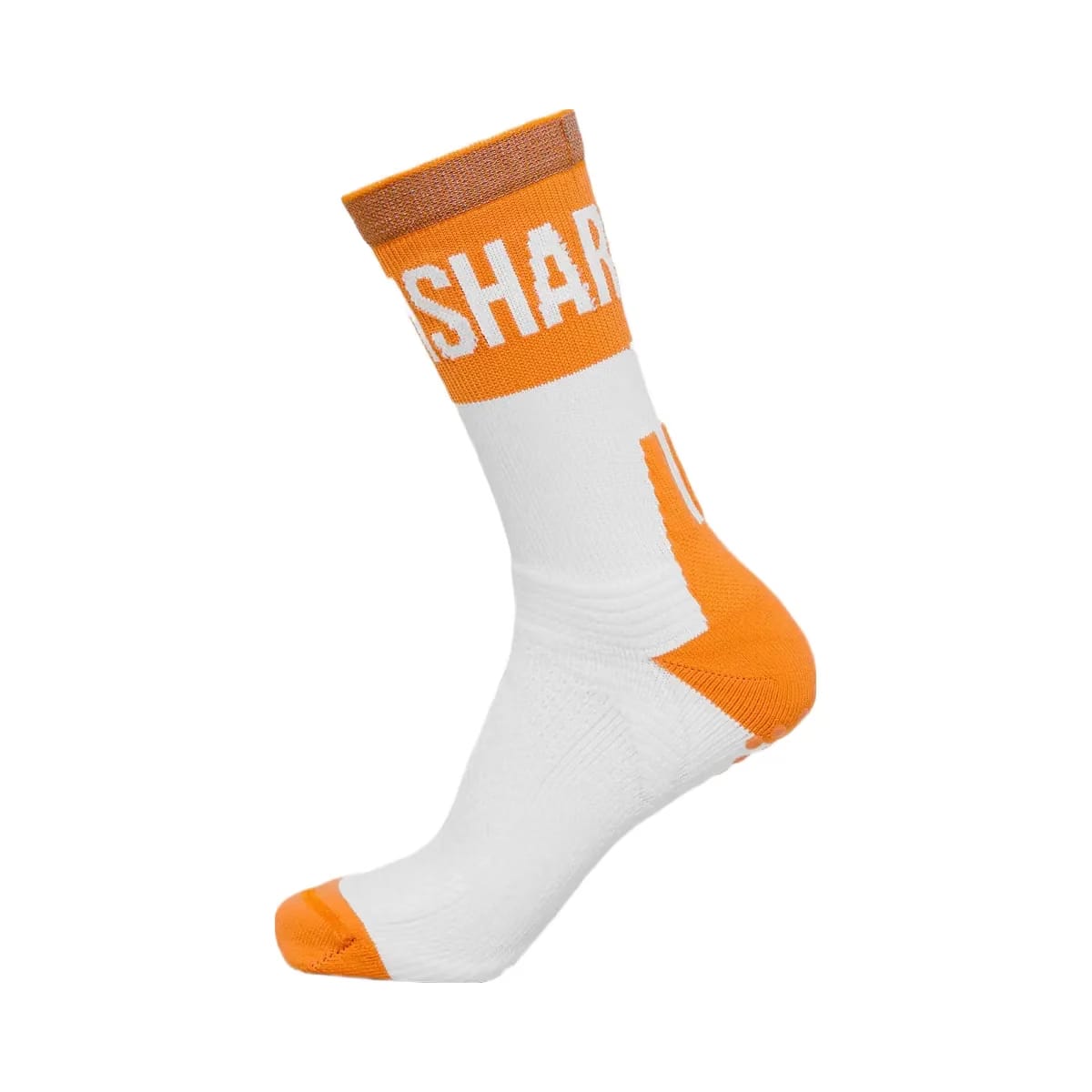Gymshark Hybrid Training Grip Socks Single "White Dayglow Peach"