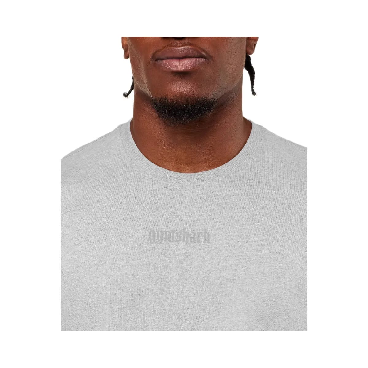 Gymshark Olde English T-Shirt Bros Soft Grey Marl