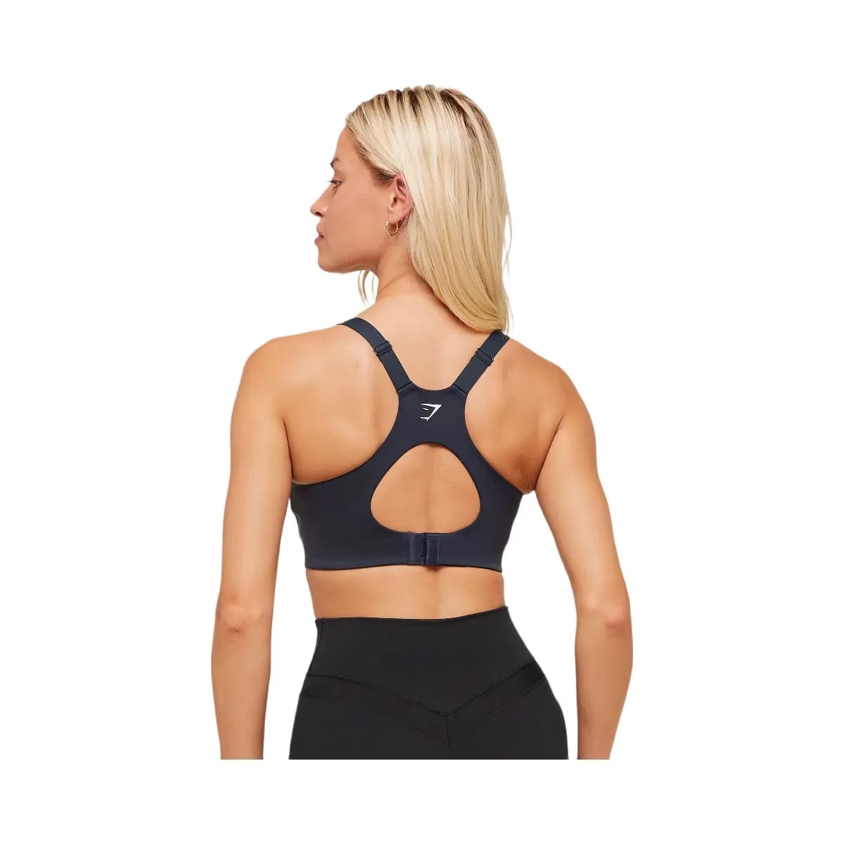 Gymshark High Support V-Neck Sports Bra "Heavy Blue"