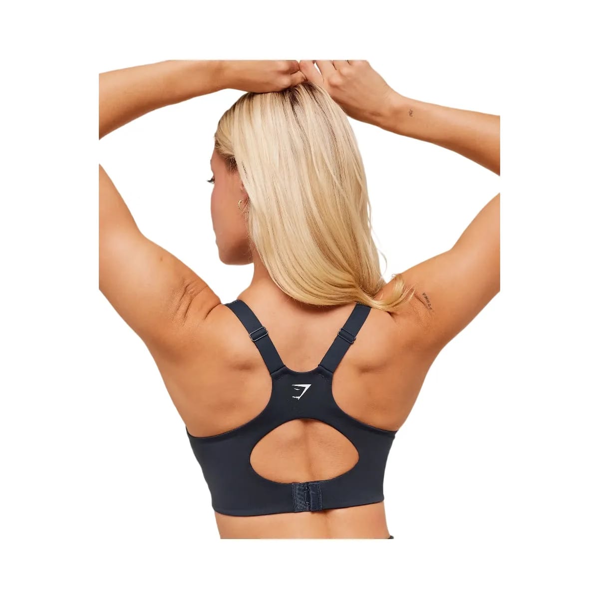 Gymshark High Support V-Neck Sports Bra "Heavy Blue"
