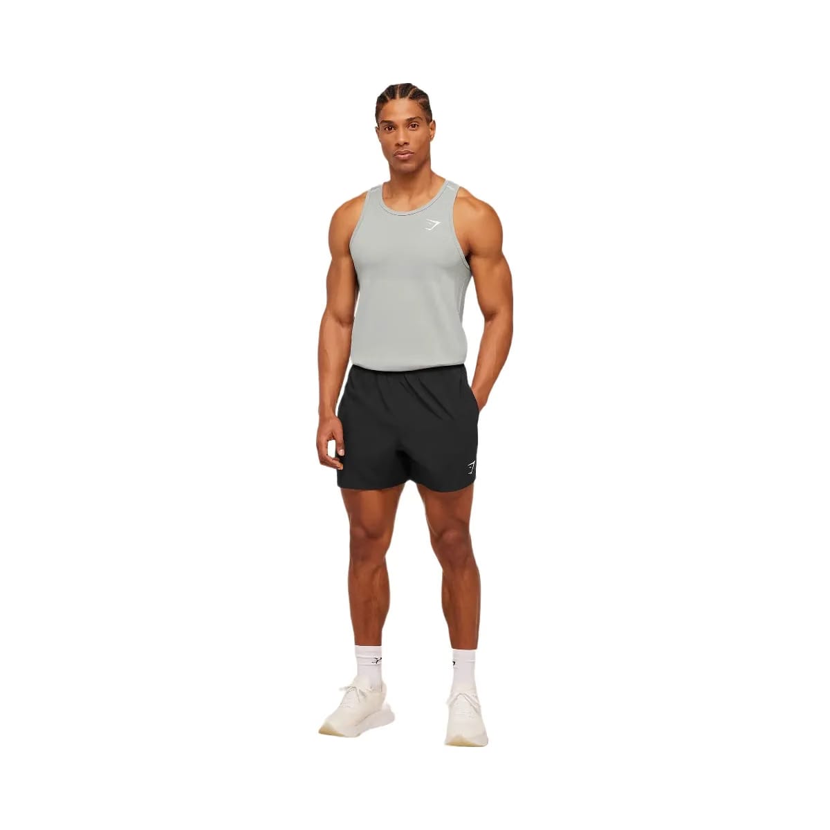 Gymshark Vital Tank "Light Grey Smokey Grey"