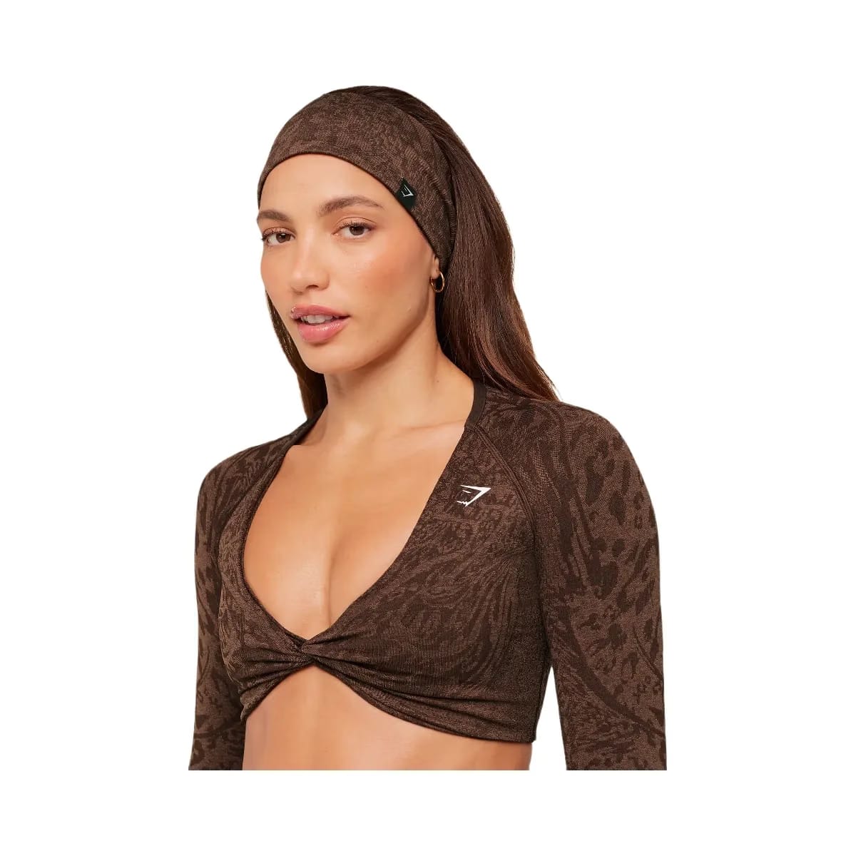 Gymshark Adapt Seamless Headband "GS Archive Brown GS Soft Brown"