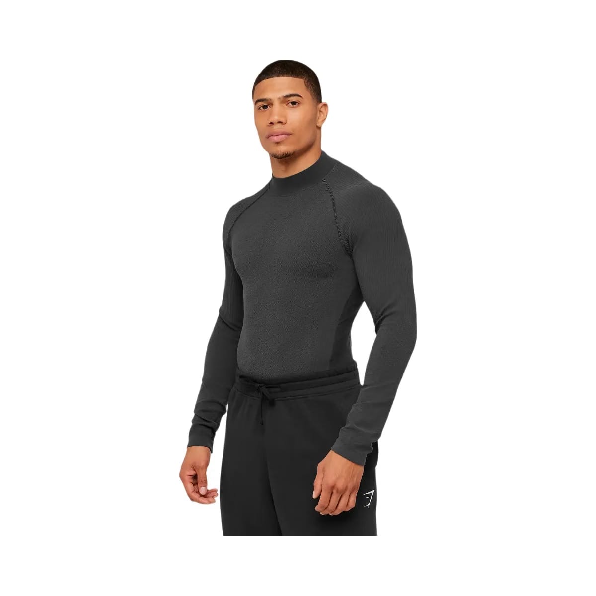 Gymshark Physique Long Sleeve T-Shirt "Grey Black"