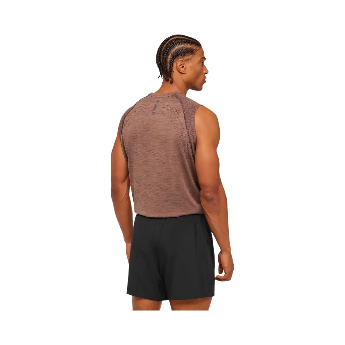 Gymshark Versatile Seamless Tank "Taupe Brown Cool Brown"