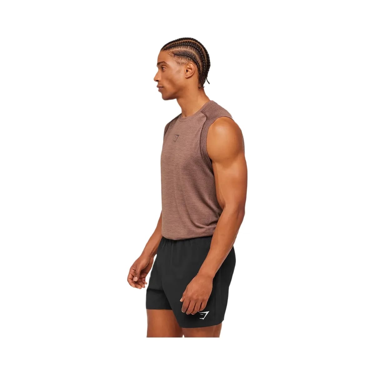 Gymshark Versatile Seamless Tank "Taupe Brown Cool Brown"