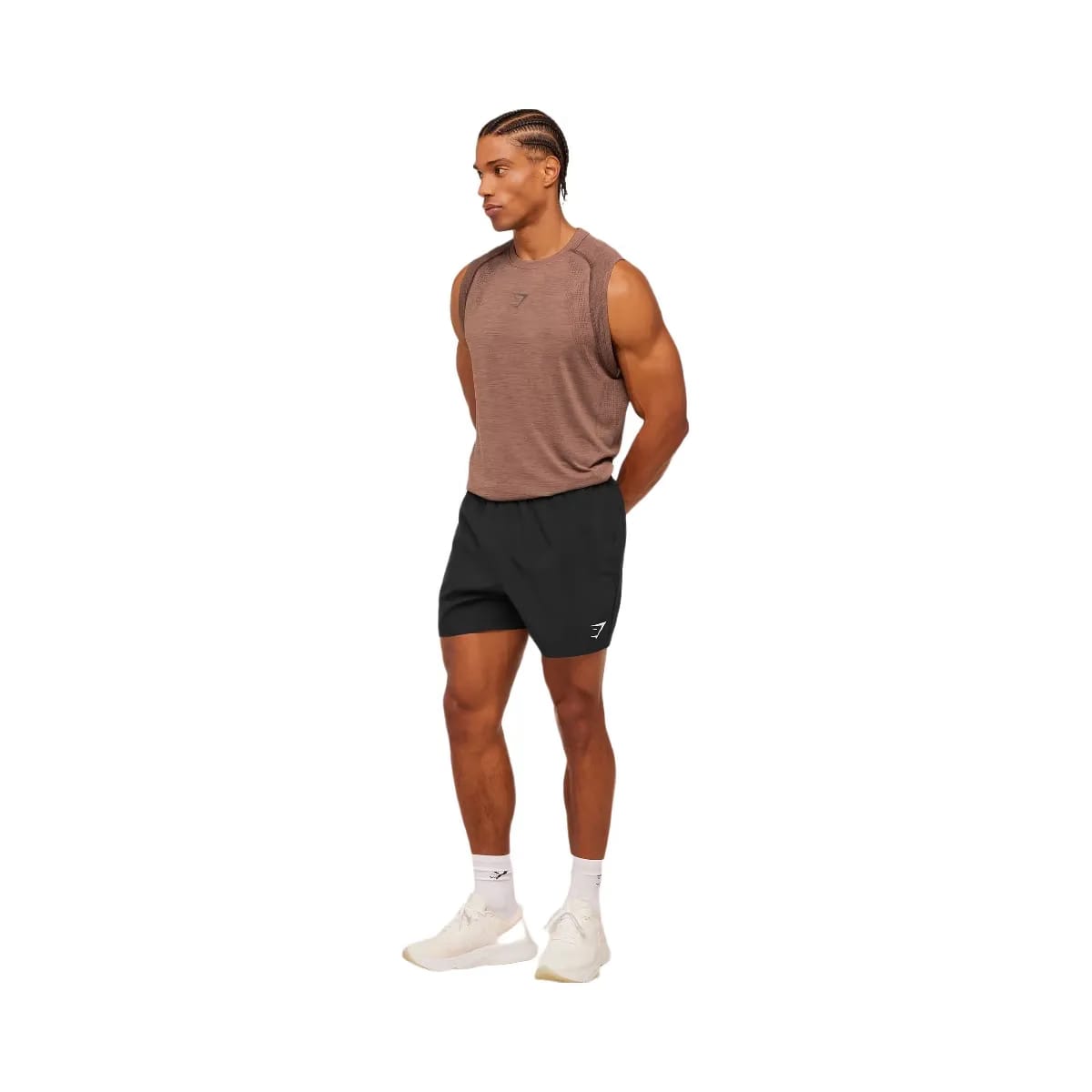 Gymshark Versatile Seamless Tank "Taupe Brown Cool Brown"