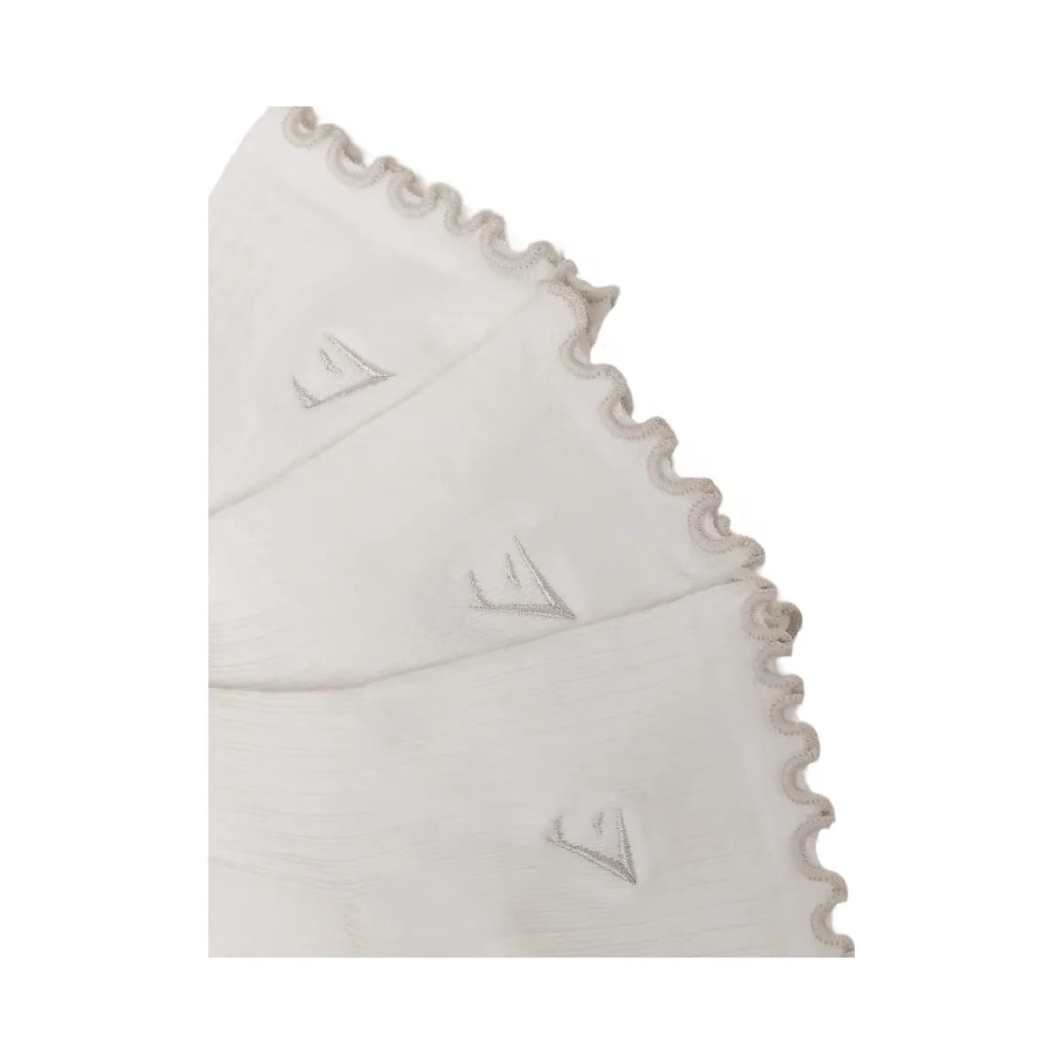 Gymshark Midi Frill Socks 3pk "GS Soft White"