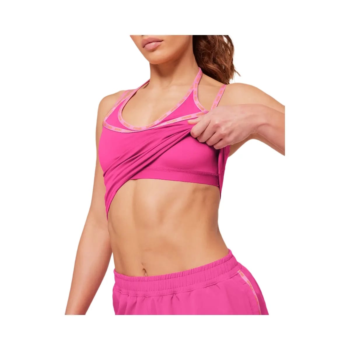 Gymshark Micro Logo Tank "Super-Set Pink"