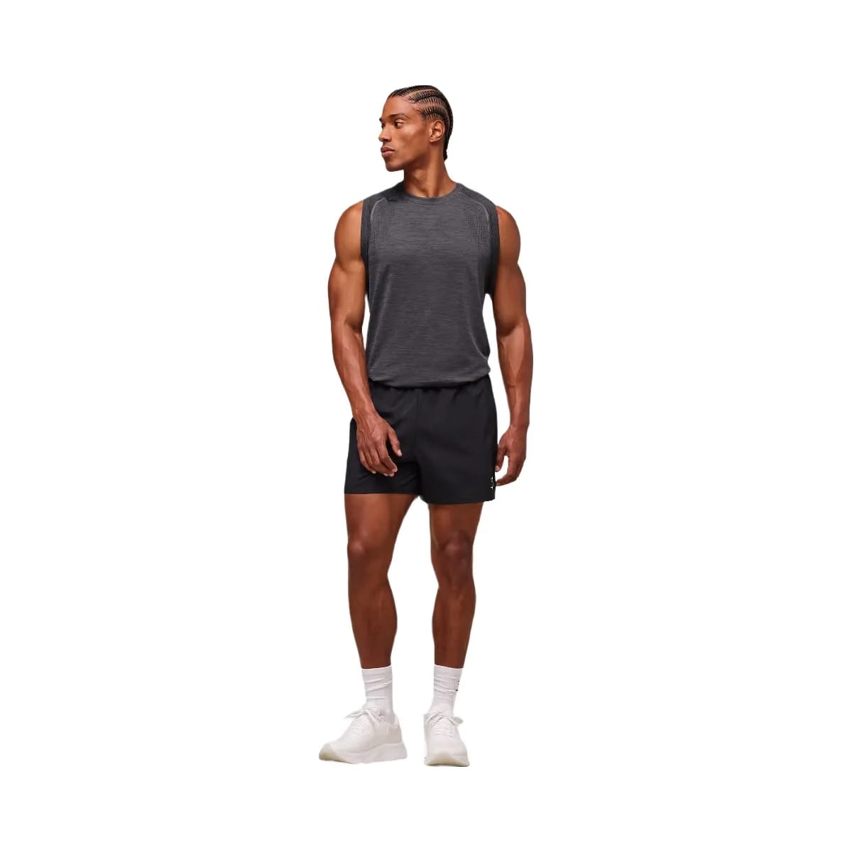 Gymshark Versatile Seamless Tank "Dark Grey Black"