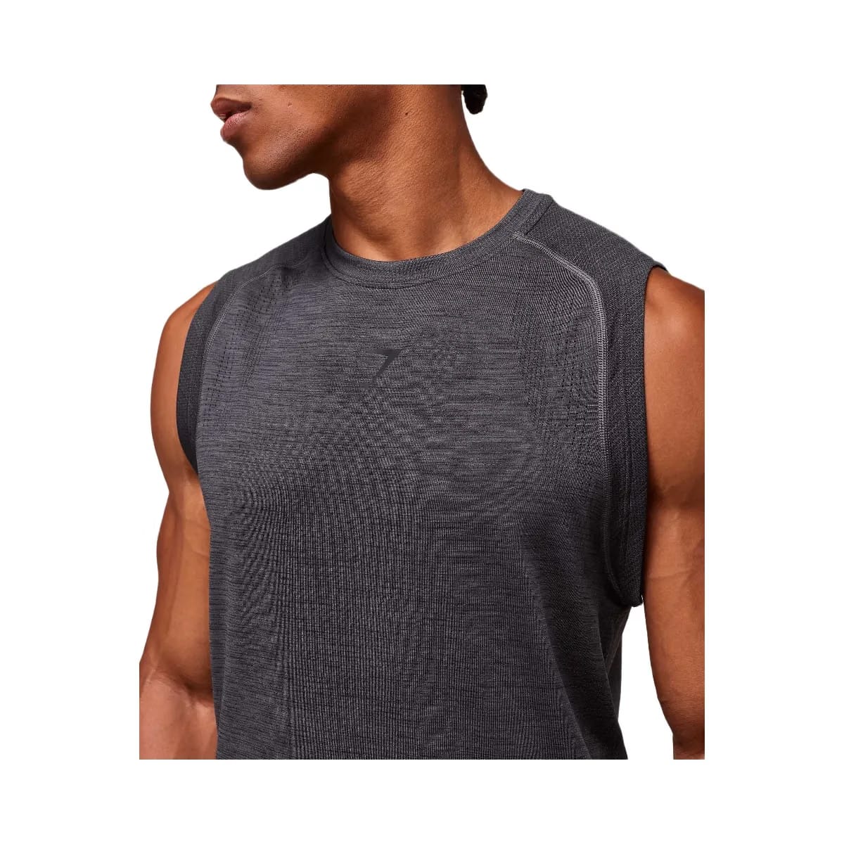 Gymshark Versatile Seamless Tank "Dark Grey Black"