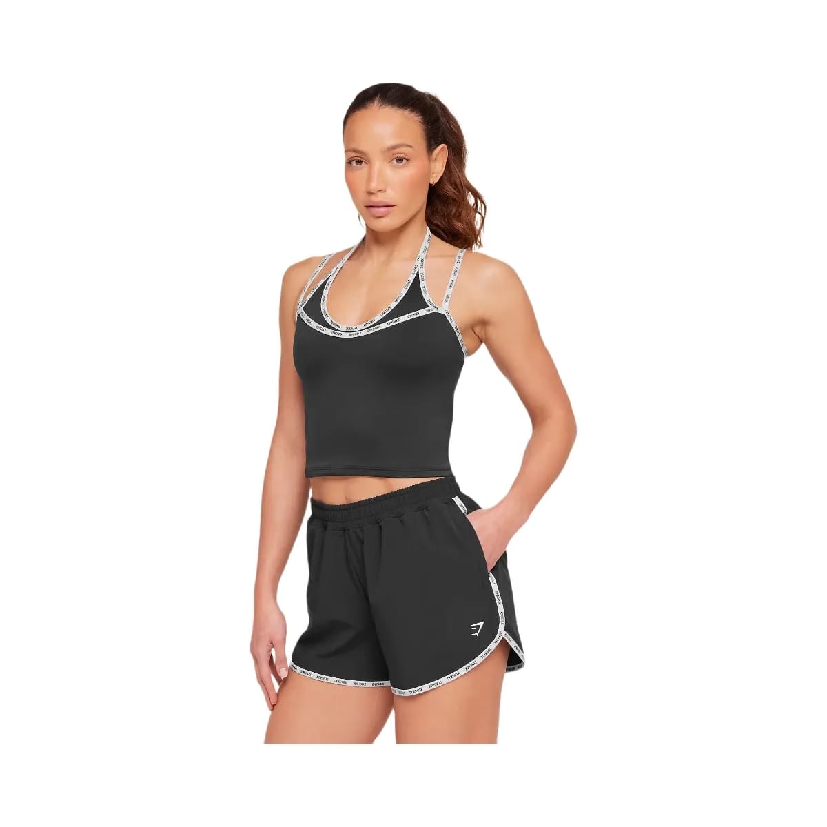 Gymshark Micro Logo Tank "Black"