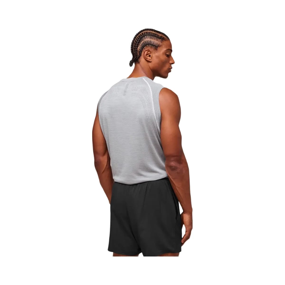 Gymshark Versatile Seamless Tank "Light Grey Smokey Grey"