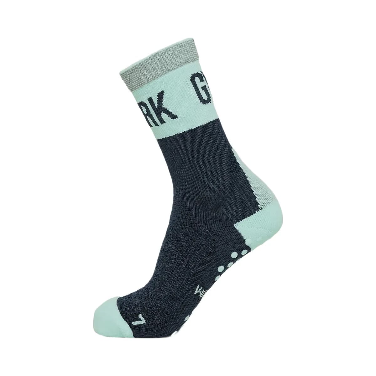Gymshark Hybrid Training Grip Socks Single "Black Pop Turquoise"