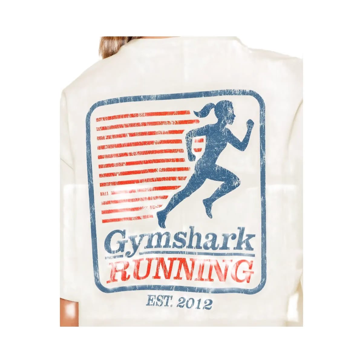 Gymshark Run Club Graphic Short Sleeve T-Shirt "GS Soft White"