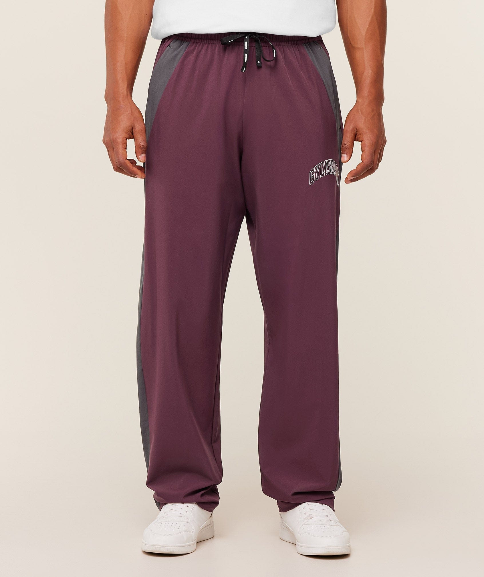 Gymshark Collegiate Tech Pants Gs Impact Burgundy