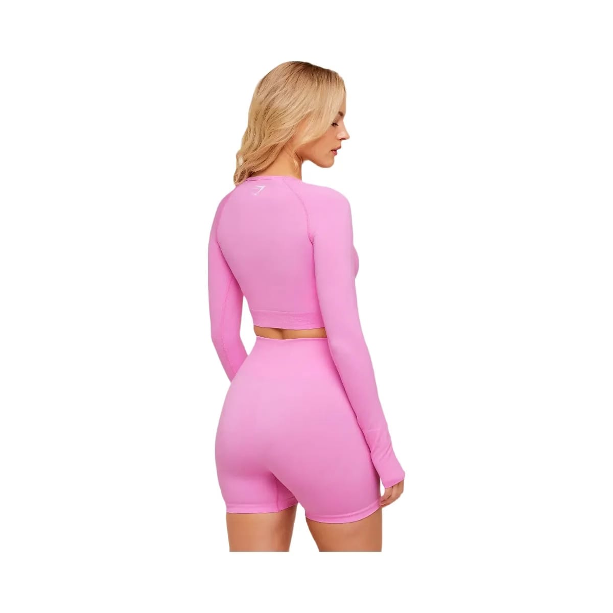 Gymshark Vital Sweetheart Neck Crop Top "Focus Pink"