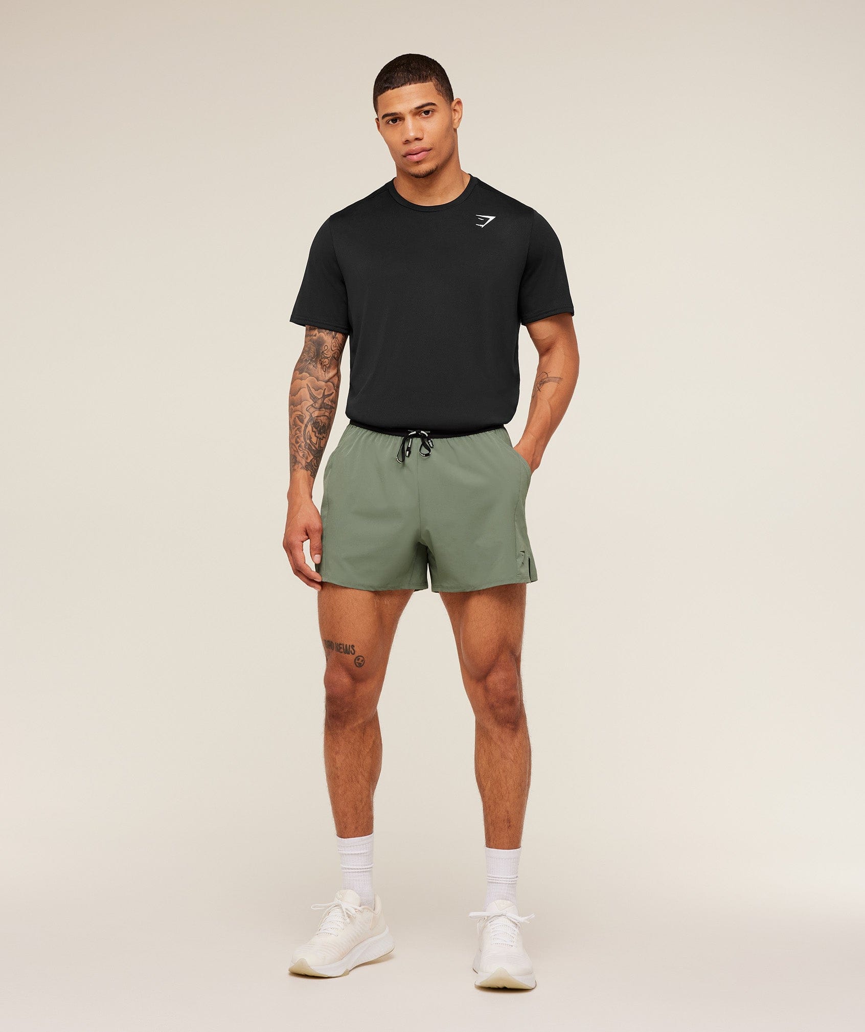 Gymshark Weekend 5" Shorts Gs Unit Green
