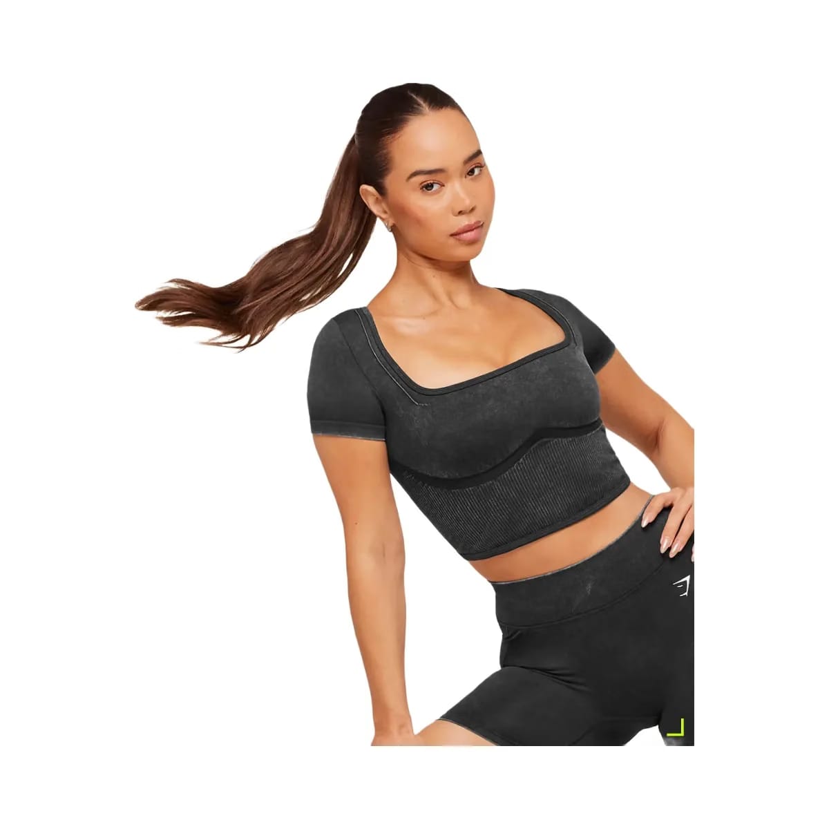 Gymshark x Bratz Crop Top "Black Wash"