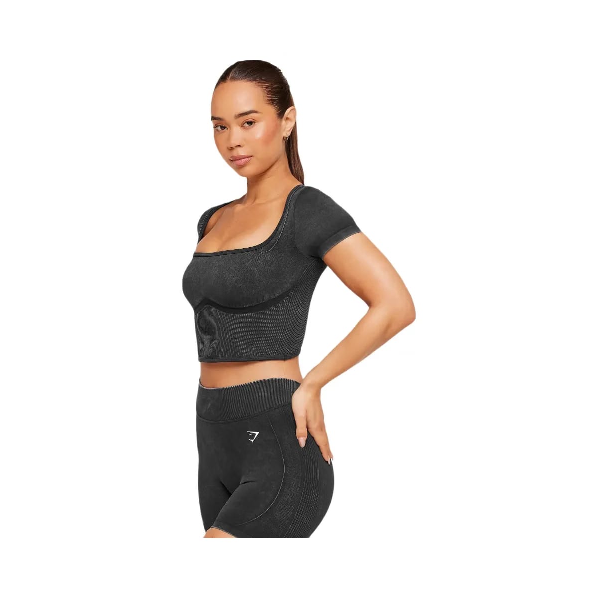 Gymshark x Bratz Crop Top "Black Wash"