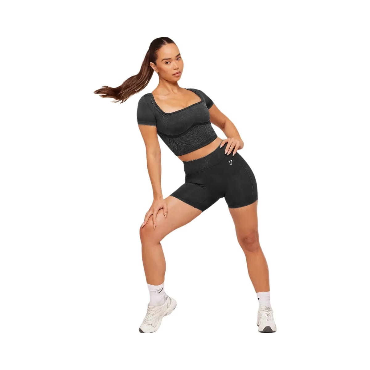 Gymshark x Bratz Crop Top "Black Wash"