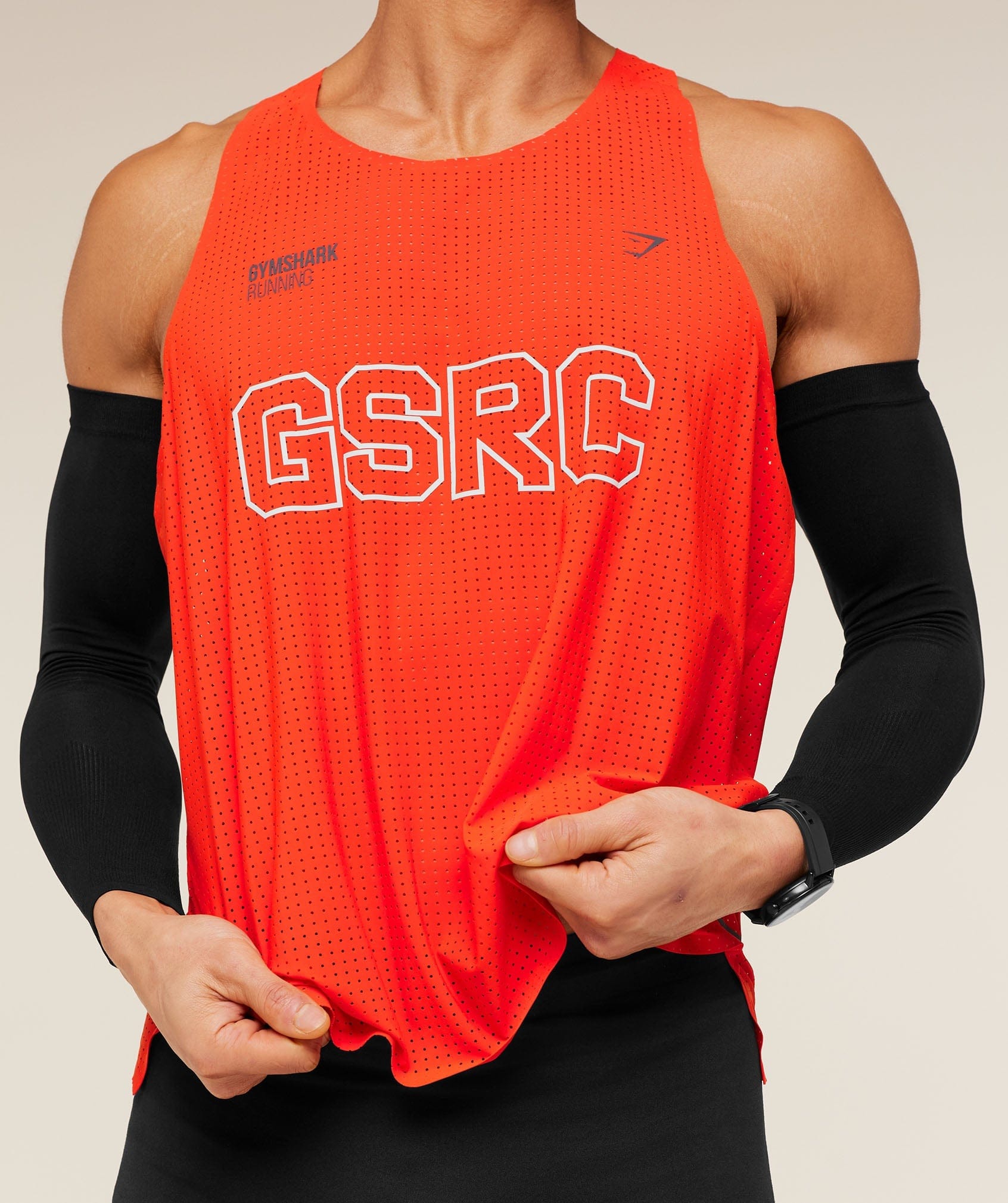 Gymshark Running Elite Race Vest Electric Orange