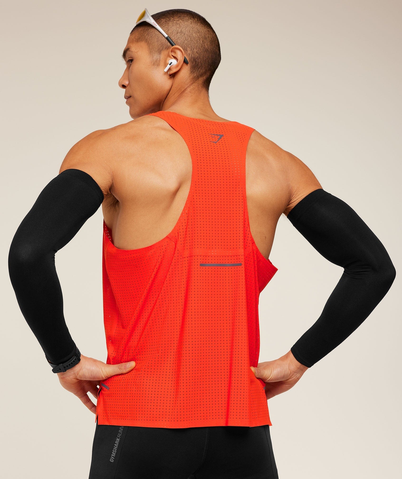 Gymshark Running Elite Race Vest Electric Orange