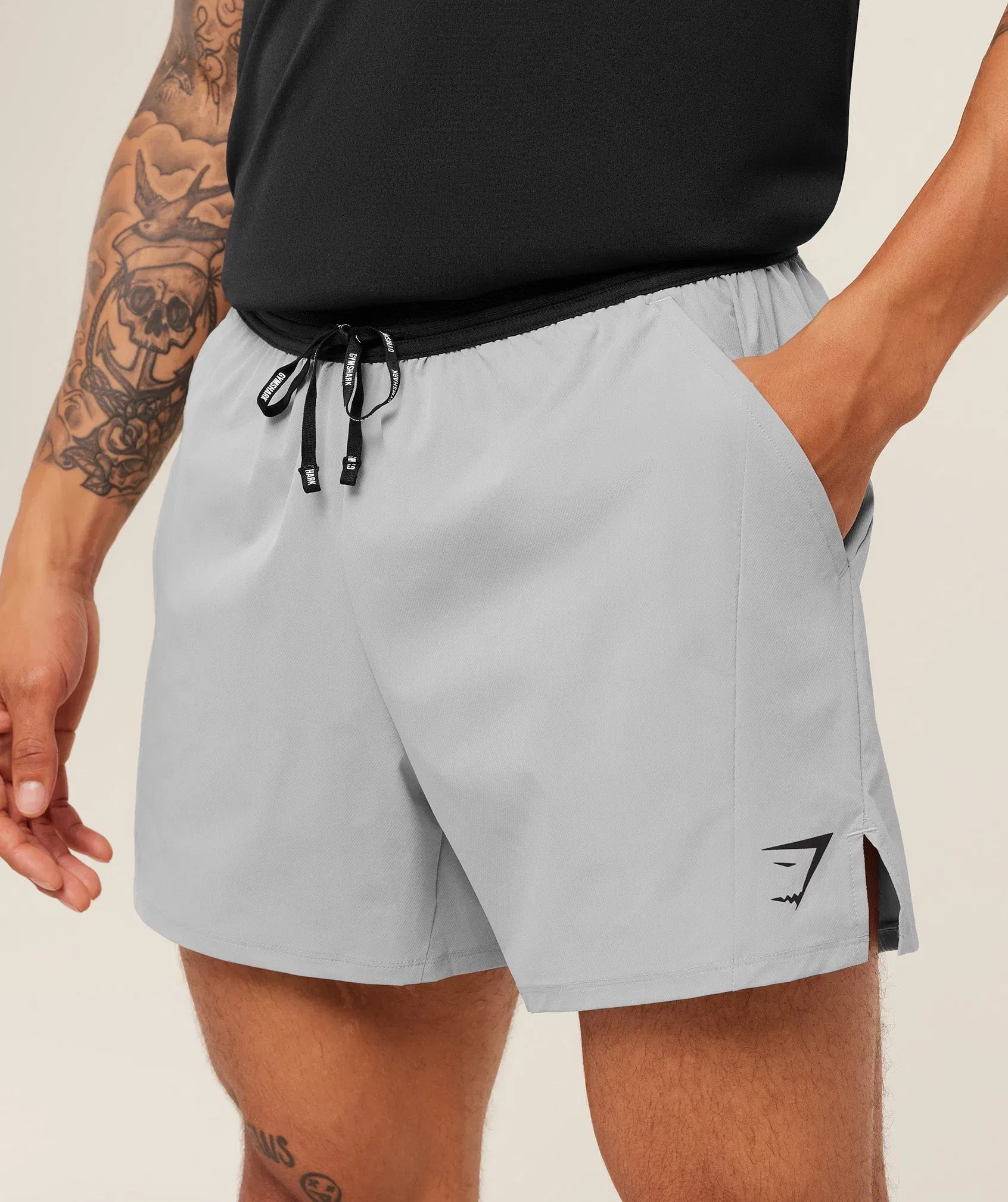 Gymshark Weekend 5" Shorts Stratus Grey