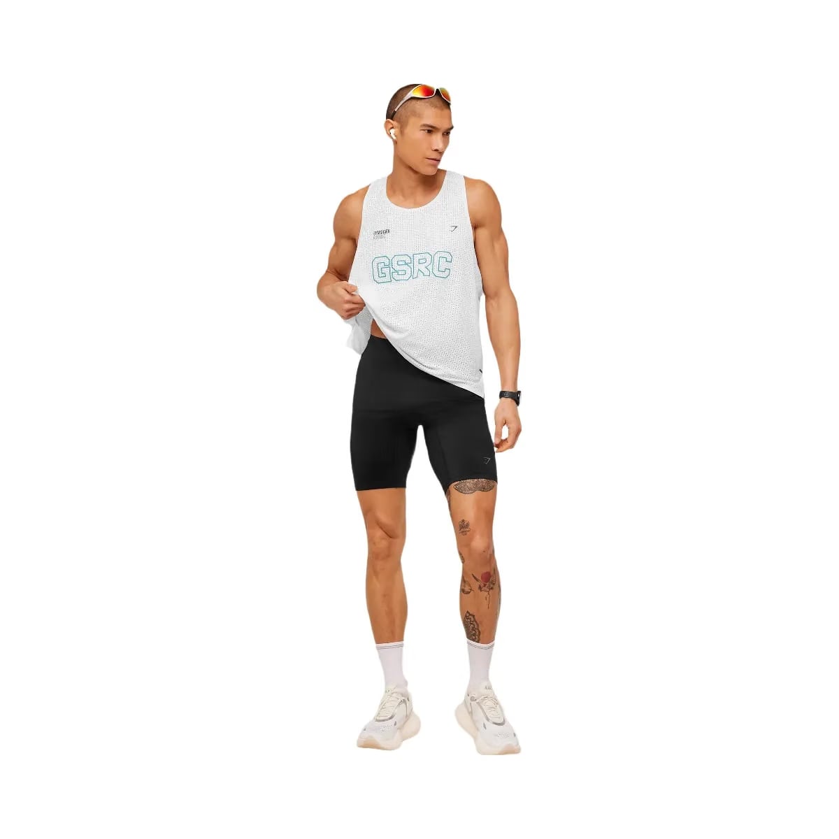 Gymshark Running Elite Race Vest "White"