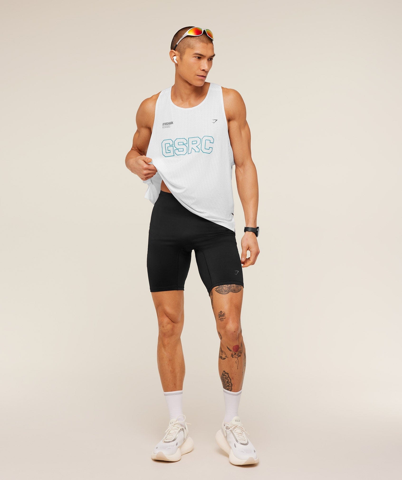 Gymshark Running Elite Race Vest White