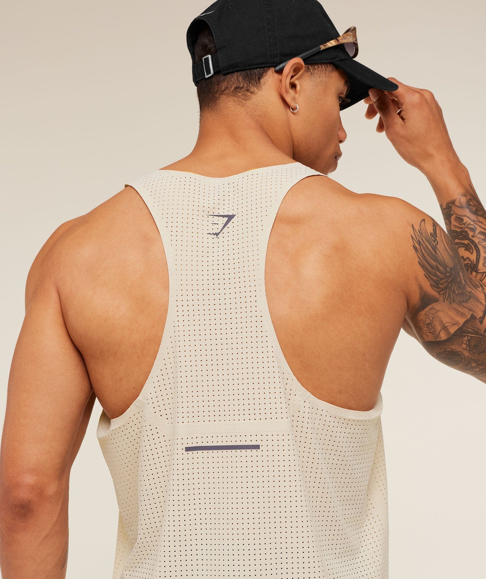 Gymshark Running Elite Race Vest Pebble Grey