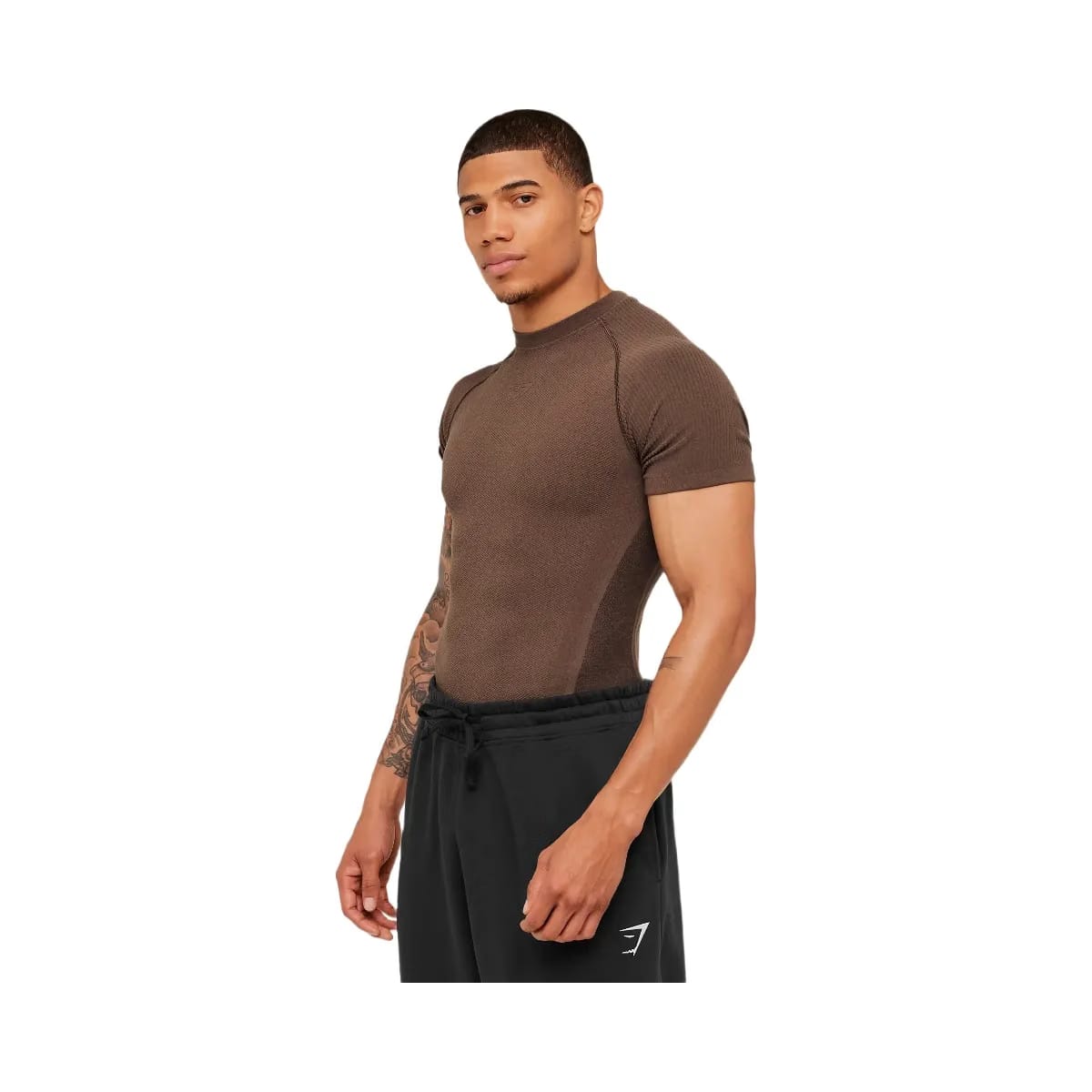 Gymshark Physique T-Shirt "Soft Brown Archive Brown"